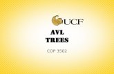 AVL TREES - University of Central Florida