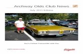 July 2011 Edition - Archway Olds Club