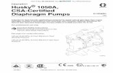 Operation Husky 1050A, CSA-Certified Diaphragm Pumps