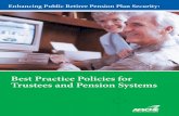 Best Practice Policies for Trustees and Pension Systems