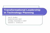 Transformational Leadership in Technology Planning