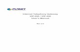 Internet Telephony Gateway VIP-050 / VIP-450 User s Manual