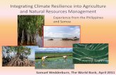 Integrating Climate Resilience into Agriculture and Natural