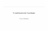 Combinatorial Auctions - Yale University