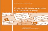 Proactive Risk Management in a Dynamic Society