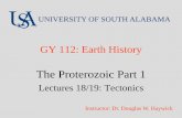The Proterozoic Lecture 18: Tectonics - University of South