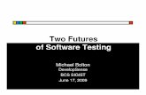 Two Futures of Software Testing - BCS