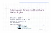 Existing and Emerging Broadband Technologies - CTC Technology & Energy