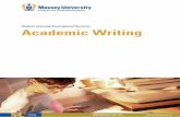 Student Learning Development Services Academic Writing