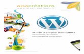Mode d'emploi Wordpress - Constantia Strasbourg Neudorf