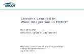 Lessons Learned in Wind Integration in ERCOT - NCSL Home