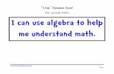 5th Grade Math I can use algebra to help me understand math