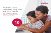 The McAfee 10-Step Internet Safety Plan - We are momentary offline