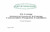 PG Energy Universal Services & Energy Conservation Programs