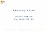 Joint Whois / CRISP