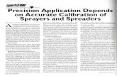 Precision Application Depends on Accurate Calibration of