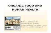 ORGANIC FOOD AND HUMAN HEALTH - BOKU