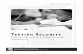 Testing Security - North Carolina Public Schools