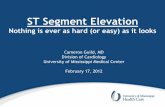 ST Segment Elevation - University of Mississippi Medical Center