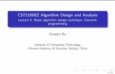 CS711008Z Algorithm Design and Analysis