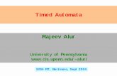Timed Automata Rajeev Alur - Information Science and