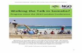 Walking the Talk in Somalia? - Somalia NGO Consortium