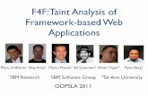 F4F: Taint Analysis of Framework-based Web Applications