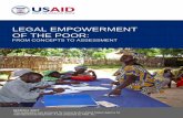 LEGAL EMPOWERMENT OF THE POOR - USAID