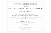 Two Sermons from St. Nicholas Church in Atka
