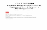 NENA Standard Generic Requirements for an Enhanced 9-1-1