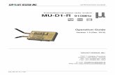 MU-D1-R Embedded low power radio modem