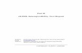 Part II ebXML Interoperability Test Report