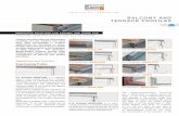 BALCONY AND TERRACE PROFILES - Schluter Systems LP