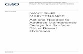 GAO-20-86, Navy Ship Maintenance: Actions Needed to ...