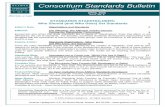 Consortium Standards Bulletin -   Sponsored