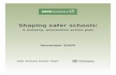 Shaping Safer Schools: A Bullying Prevention Action Plan