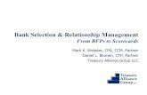 Bank Selection & Relationship Managment - Treasury Alliance