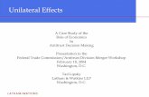 Unilateral Effects - A Case Study of the Role of Economics ...