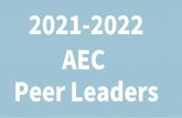 2021-2022 AEC Peer Leaders