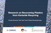 Research on Recovering Plastics from KerbsideRecycling