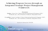 Achieving Program Success through an Integrated Strategic ...