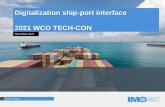 Digitalization ship-port interface 2021 WCO TECH-CON