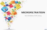 MICROFILTRATION - UB