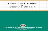 TECHNICAL GUIDE TO CENVAT CREDIT