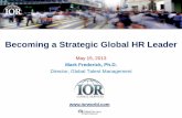 Becoming a Strategic Global HR Leader