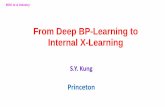 From Deep BP-Learning to Internal X-Learning