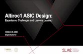 Altiroc1 ASIC Design