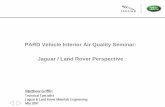 PARD Vehicle Interior Air Quality Seminar: Jaguar / Land Rover