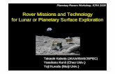 Rover Missions and Technology for Lunar or Planetary Surface