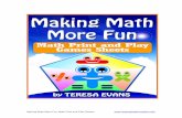 Math Print and Play Games Sheets - mrspilver - home
